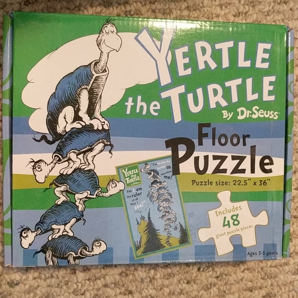 NWT Yertle the Turtle floor puzzle ages 3-5